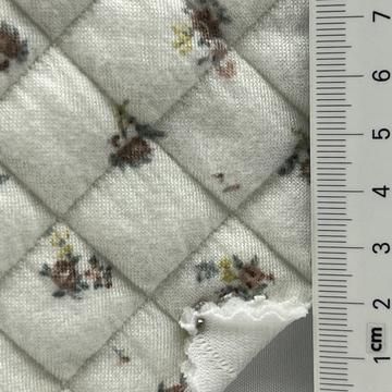 Polyester-blend Quilted Quilted Knit