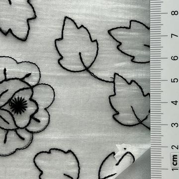 Viscose Rayon-blend Embroidery Eyelet