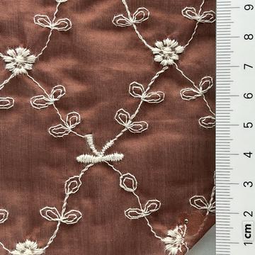Viscose Rayon-blend Embroidery Eyelet