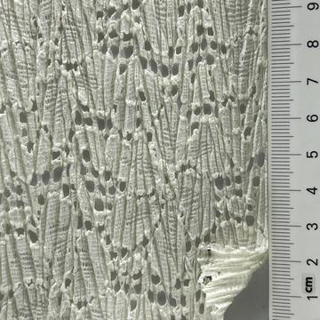 Polyester-blend Pleated Lace