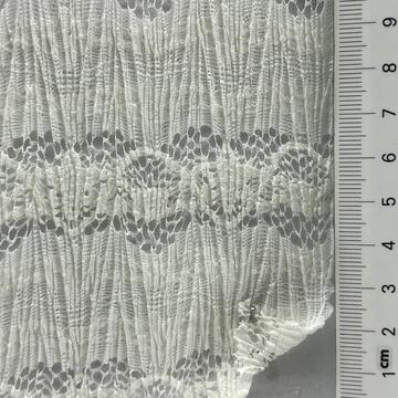 Polyester-blend Pleated Lace