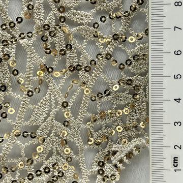Polyester Embroidery Embellished Tulle