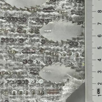 Polyester Embroidery Embellished Tulle