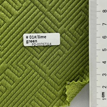 Polyester-blend Quilted Jacquard Knit