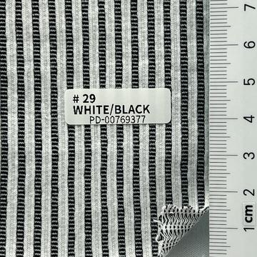 29 WHITE/BLACK Black
