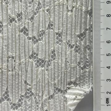 Polyester-blend Pleated Lace
