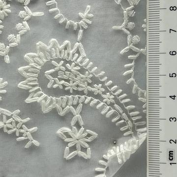 Polyester-blend Embroidery Eyelet
