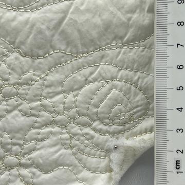 Polyester Embroidery Quilted Knit
