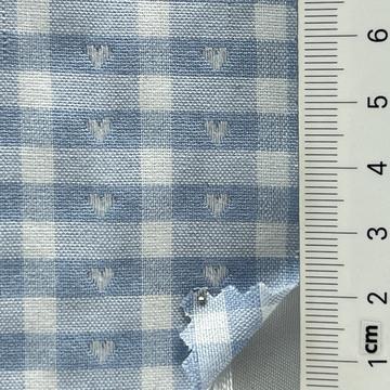 Polyester-blend Embroidery Plain Weave