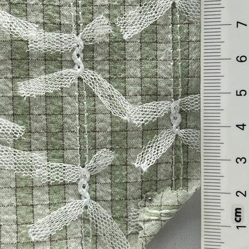 Polyester-blend Embroidery Jacquard