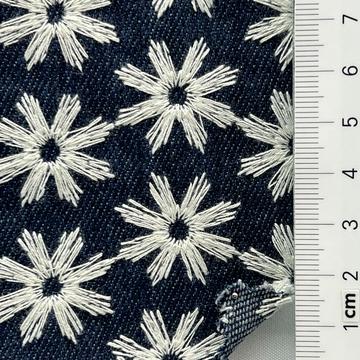 Cotton-blend Embroidery Denim