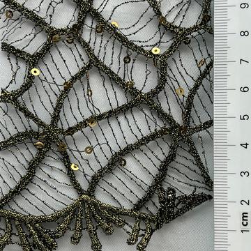 Polyester Embroidery Embellished Tulle