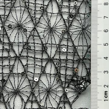 Polyester Embroidery Embellished Tulle