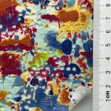 Polyester-blend Lace