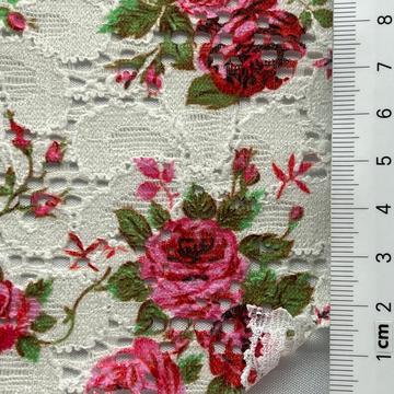 Polyester-blend Lace