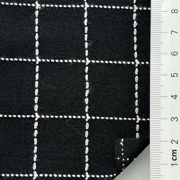 Polyester-blend Embroidery Plain Weave