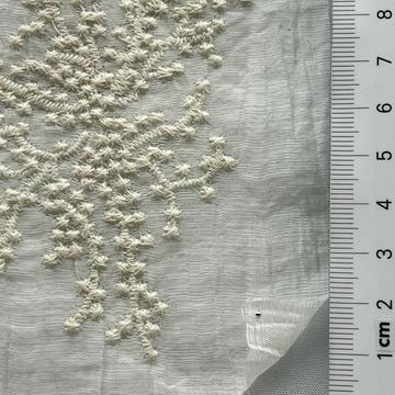 Polyester-blend Embroidery Voile
