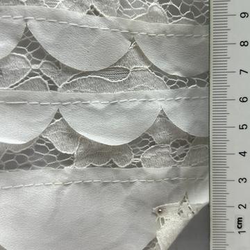 Polyester-blend Embroidery Lace