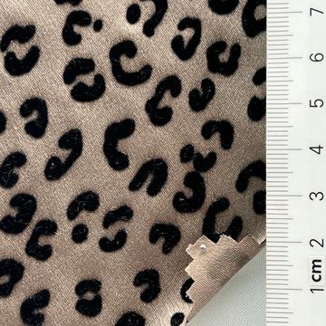 Polyester Flocking Satin