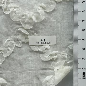 Viscose Rayon-blend Embroidery Plain Weave
