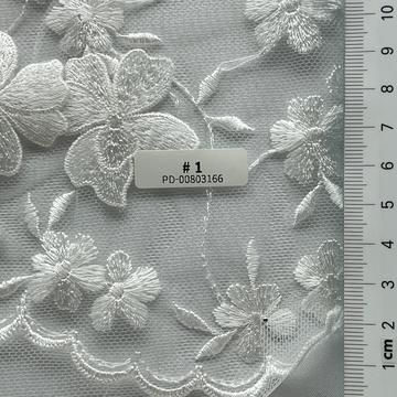 Viscose Rayon Embellished Tulle