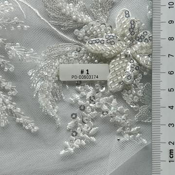 Viscose Rayon Sequin Embellished Tulle