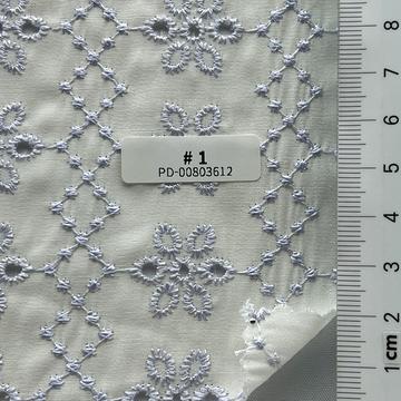 Polyester-blend Embroidery Eyelet
