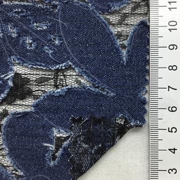 Polyester-blend Embroidery Lace