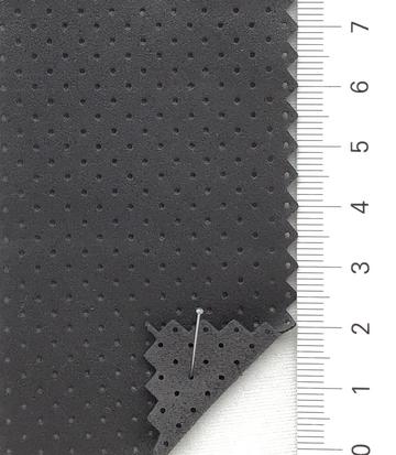 Polyester-blend Perforated Vegan Suede
