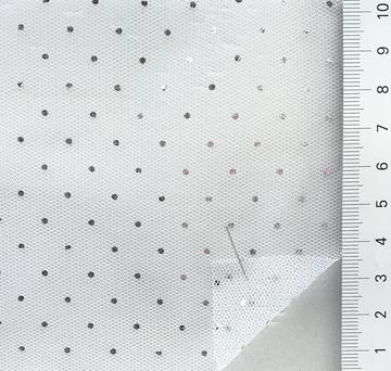 Polyester Foil Embellished Tulle