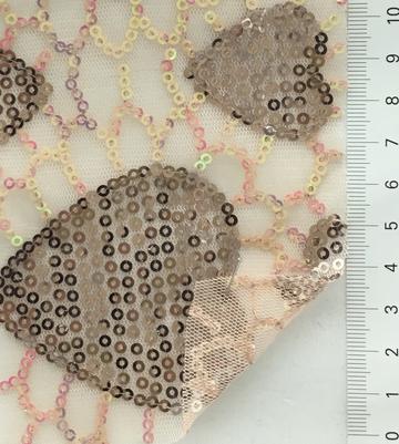 Polyester Sequin Embellished Tulle