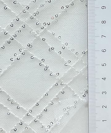 Polyester Embroidery Embellished Tulle