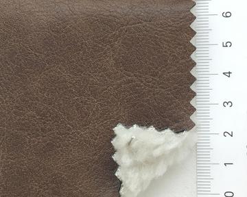 Polyester-blend PU Coated (front) Vegan Leather