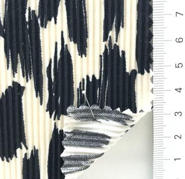 Polyester Pleated Double Knit
