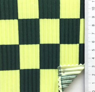 Polyester Pleated Jacquard Knit